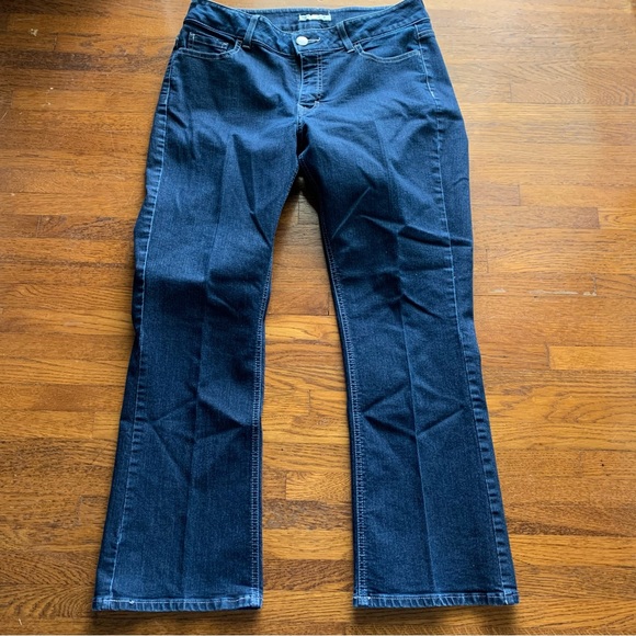 Riders by Lee Mid Rise Boot Cut Jeans * 14 Petite - Picture 5 of 14